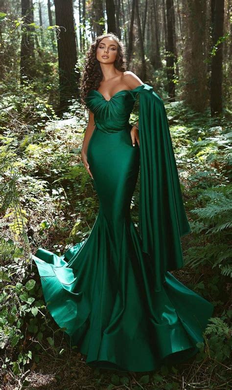 Women's Green Designer Clothing 